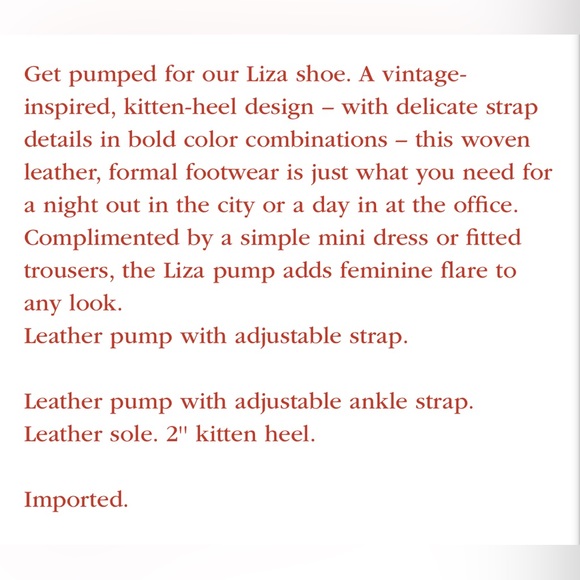 NIB Frances Valentine Liza Basketweave Pump Sz. 9 - Picture 5 of 8